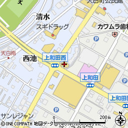 シャルドネ岡崎店周辺の地図
