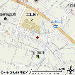 滋賀県甲賀市土山町北土山1475周辺の地図