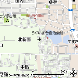 京都府長岡京市うぐいす台172-23周辺の地図