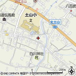 滋賀県甲賀市土山町北土山1474周辺の地図
