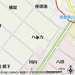 愛知県安城市安城町ハシカ周辺の地図