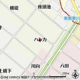 愛知県安城市安城町（ハシカ）周辺の地図