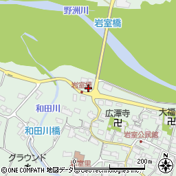 滋賀県甲賀市甲賀町岩室1222周辺の地図