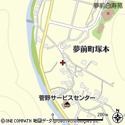 兵庫県姫路市夢前町塚本201周辺の地図