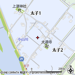 滋賀県大津市太子周辺の地図