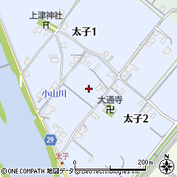 滋賀県大津市太子周辺の地図