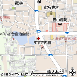 京都府長岡京市今里西ノ口17周辺の地図