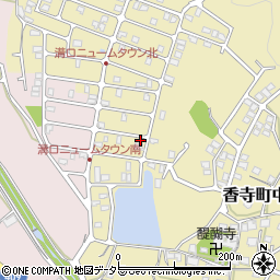 兵庫県姫路市香寺町中寺258-52周辺の地図