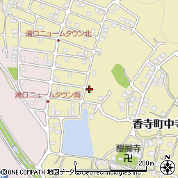 兵庫県姫路市香寺町中寺258-73周辺の地図