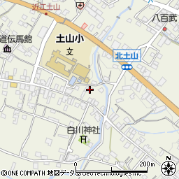 滋賀県甲賀市土山町北土山1473周辺の地図