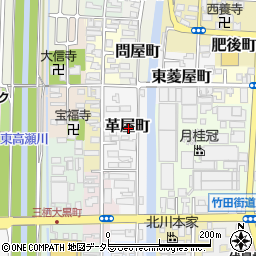 〒612-8356 京都府京都市伏見区革屋町の地図