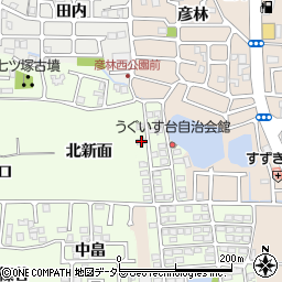 京都府長岡京市うぐいす台172-22周辺の地図