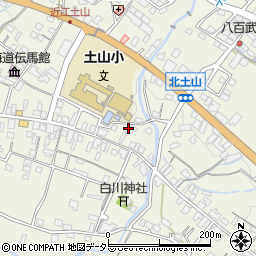 滋賀県甲賀市土山町北土山1476周辺の地図
