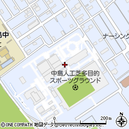 中島浄化センター周辺の地図