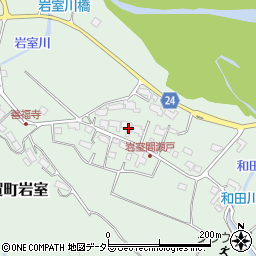 滋賀県甲賀市甲賀町岩室2166周辺の地図