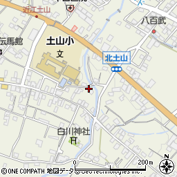 滋賀県甲賀市土山町北土山1464周辺の地図