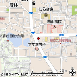京都府長岡京市今里西ノ口13周辺の地図