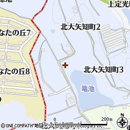 愛知県半田市北大矢知町周辺の地図