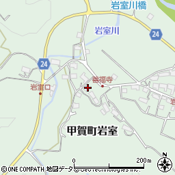 滋賀県甲賀市甲賀町岩室2279周辺の地図