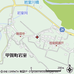 滋賀県甲賀市甲賀町岩室2199周辺の地図