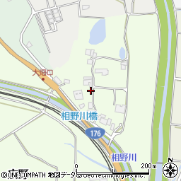 兵庫県三田市広野245周辺の地図