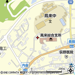 愛知県新城市長篠仲野周辺の地図