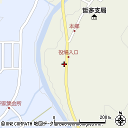 岡山県新見市哲多町本郷556周辺の地図
