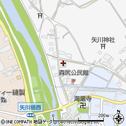 滋賀県甲賀市甲南町森尻332周辺の地図