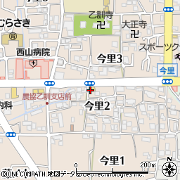 ファミリーマート今里二丁目店周辺の地図