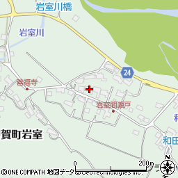 滋賀県甲賀市甲賀町岩室2187周辺の地図