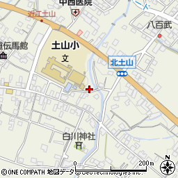 滋賀県甲賀市土山町北土山1463周辺の地図