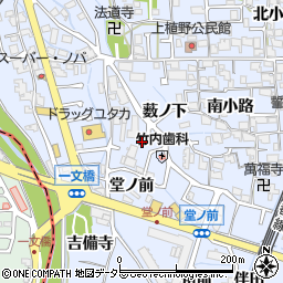 京都府向日市上植野町地後周辺の地図