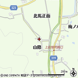 兵庫県宝塚市上佐曽利山際29周辺の地図