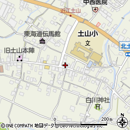 滋賀県甲賀市土山町北土山1546周辺の地図