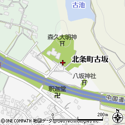 兵庫県加西市北条町横尾4周辺の地図