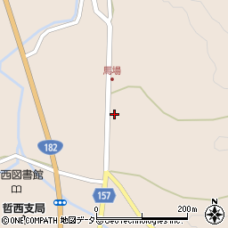 岡山県新見市哲西町矢田2366周辺の地図