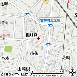 愛知県安城市古井町小仏40-15周辺の地図