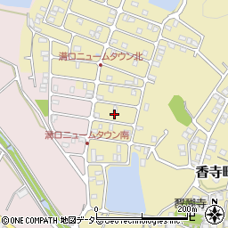 兵庫県姫路市香寺町中寺258-89周辺の地図