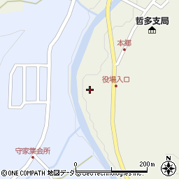 岡山県新見市哲多町本郷553周辺の地図