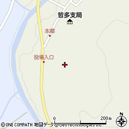 岡山県新見市哲多町本郷275周辺の地図