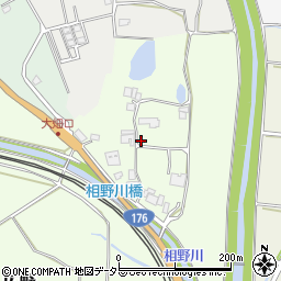 兵庫県三田市広野198周辺の地図