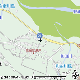 滋賀県甲賀市甲賀町岩室2142周辺の地図
