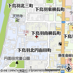 京都府京都市伏見区下鳥羽南柳長町111周辺の地図