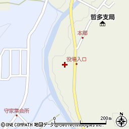 岡山県新見市哲多町本郷554周辺の地図