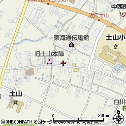 滋賀県甲賀市土山町北土山1561周辺の地図