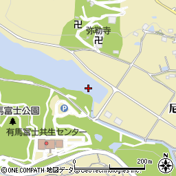 尼寺公園周辺の地図