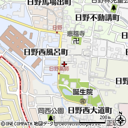 京都府京都市伏見区日野西大道町12-2周辺の地図