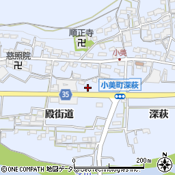 愛知県岡崎市小美町殿街道161周辺の地図