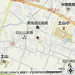 滋賀県甲賀市土山町北土山1557周辺の地図