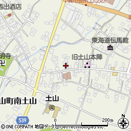滋賀県甲賀市土山町北土山1635周辺の地図